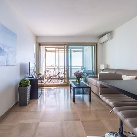 Sea Front - Panoramic Sea View Studio With Terrace Νίκαια Εξωτερικό φωτογραφία